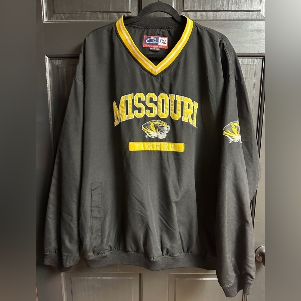 Cadre Authentic Sportswear Pullover Missouri Tigers Windbreaker Men’s Size XXL